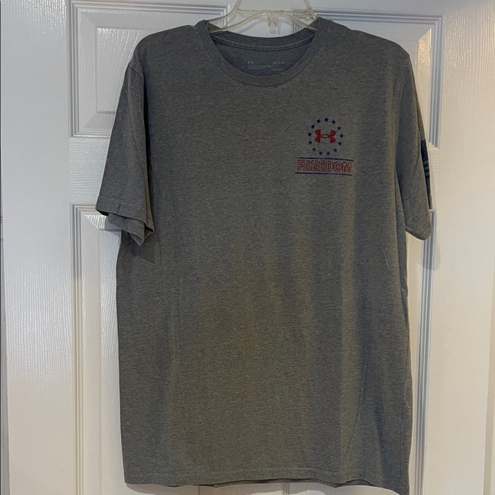 Under Armour Men's Freedom Gray Graphic Tee